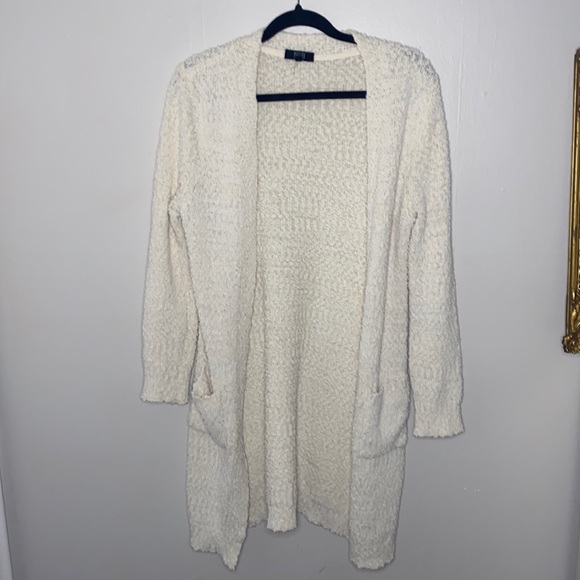 🍂Long cream knit sweater! - Picture 2 of 6